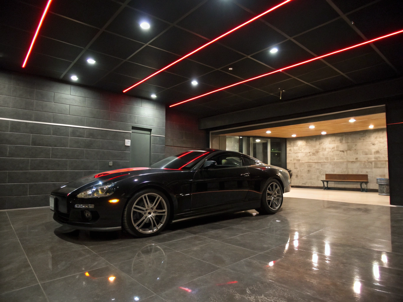 Pristine supercar resting in high-security climate controlled bay at Silverstone